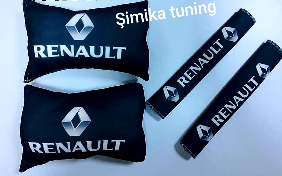 Renault YASTIK LASTİKLİ 2 Lİ VE 2 KEMER KILIFI